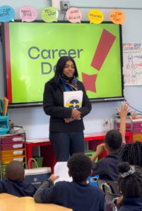 Tedora at career day